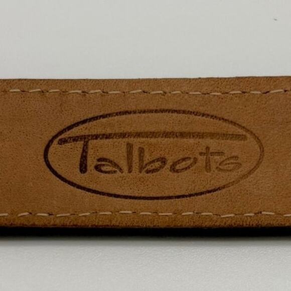 Vintage 90s Talbots Leopard Calf Hair Leather Belt Italy Size S Animal Print main image 4